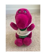 Vintage 1992 Barney The Dinosaur Plush Toy By Golden Bear 9 Inches Cute ... - $237.30 MXN