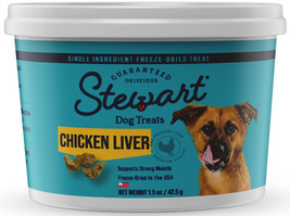 Stewart Freeze Dried Chicken Liver Treats 4.5 oz (3 x 1.5 oz) Stewart Freeze Dri - £22.33 GBP