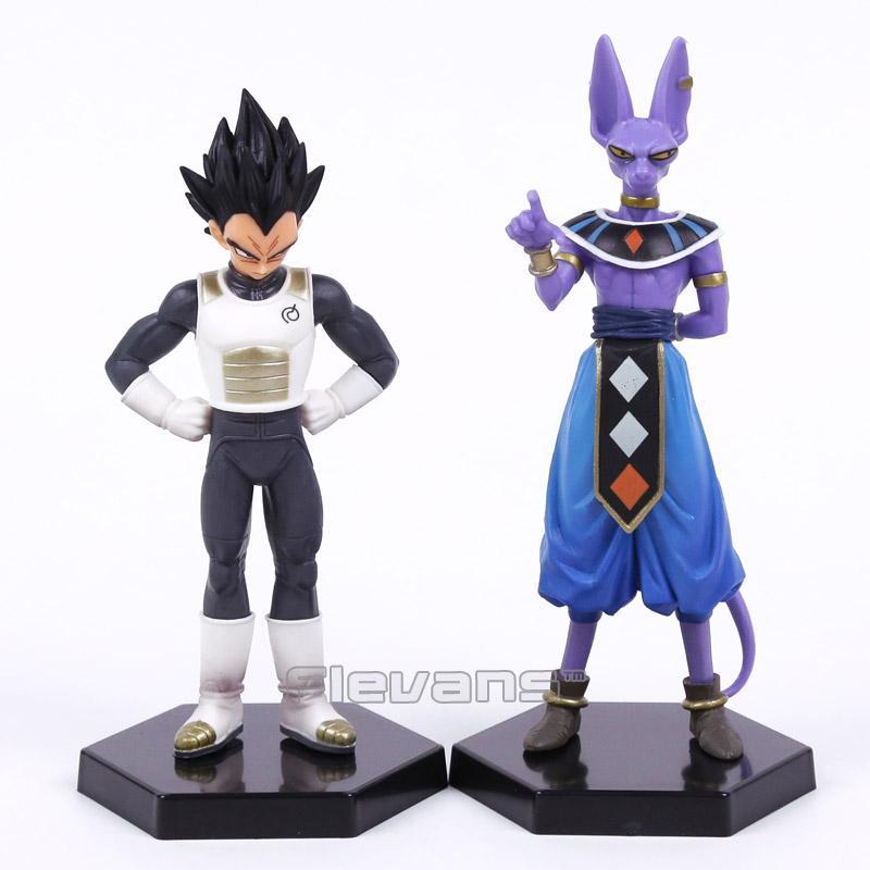 Dragon Ball Z Vegeta and Beerus PVC Figures Collectible Model Toys 2pcs/set - $23.00