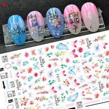 Model #04 Nail Stickers Waterproof Nail Art Design DIY - £3.14 GBP