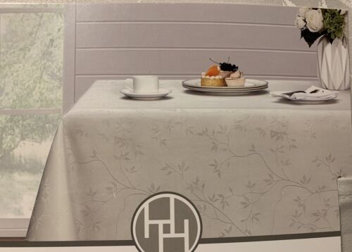 Huntington Home Jacquard Fabric Tablecloth Floral Various Sizes and Colors - $17.81 - $19.79