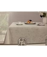 Huntington Home Jacquard Fabric Tablecloth Floral Various Sizes and Colors - £14.00 GBP+