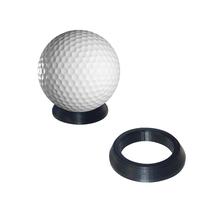 2 pc Golf Ball Display Stand, Mount, Holder, Trophy, Black, Qty. 2 Piece... - £1.55 GBP