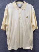 Augusta National Golf Shop Slazenger Masters Polo Shirt Mens XL Yellow Pullover - £36.84 GBP