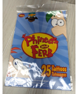 Phineas and Ferb 25 temporary tattoos new/sealed Perry Candice Isabella ... - £7.76 GBP