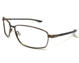 Nike Eyeglasses Frames EV1091 202 PIVOT SIX Black Shiny Brown Bronze 62-... - £52.47 GBP