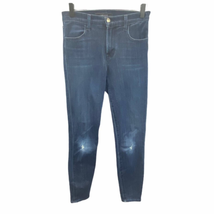 J Brand Womens Alana Skinny Jeans Size 26 High Rise Distressed Denim Pants  - £30.97 GBP