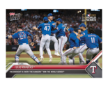 2023 TOPPS NOW #1078 1ST TIME WORLD SERIES CHAMPIONS TEXAS RANGERS - $17.81
