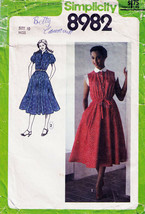 Vintage 1979 Misses&#39; PULLOVER DRESS Simplicity Pattern 8982 Size 10 - £9.42 GBP