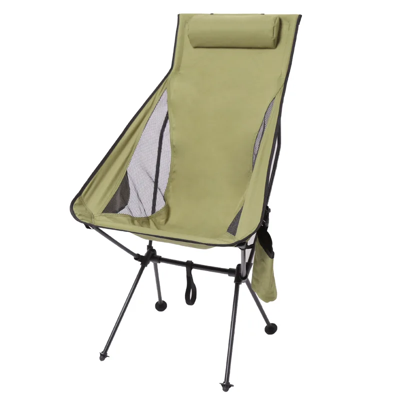 New Upgraded Outdoor Folding Chair Ultralight Aluminiu Alloy Camping Chair 0.3kg - £51.02 GBP
