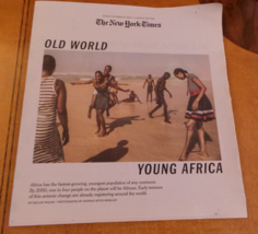 The New York Times Special Section Old World, Young Africa October 2023 NF - $372.42 MXN