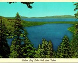 Vtg Chrome Postcard Lake Tahoe and Fallen Leaf Lake California CA - $3.91