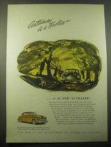 1948 Frazer Manhattan Car Ad - Autumn is a frolic - £14.82 GBP