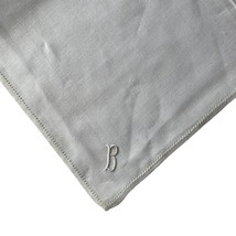 Handkerchief White Hankie Monogram B 11x11” - $11.20
