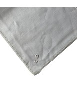 Handkerchief White Hankie Monogram B 11x11” - £8.36 GBP