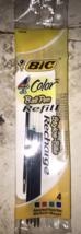 BIC 4 Color Ball Pen Refill Stylo-Bille Recharge Refills-New-SHIPS N 24 ... - $15.72