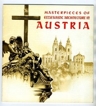 Masterpieces of Ecclesiastic Architecture in Austria Booklet 1960 - $23.82