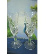 Stuart Crystal England  Pair Of Chester Wine Glasses Made In Austria  Ne... - €89,58 EUR