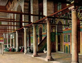 Vintage Postcard 1910s  Egypt Cairo Africa Mosque Moerirt People Unused UNP - £3.91 GBP