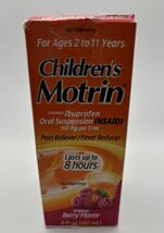 Children&#39;s Motrin Ibuprofen, Berry Flavor, Alcohol Free, Exp. 02/2027 - $17.86 CAD