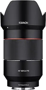 Rokinon AF 35mm f/1.4 Auto Focus Wide Angle Full Frame Lens for Sony FE ... - $815.99