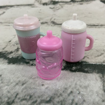 LOL Dolls Baby Doll Bottles Cups Pink Lot Various Brands - $9.89