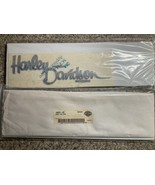 2 New NOS Genuine Original Factory Harley Davidson Gas Fuel Tank Decals ... - €153,49 EUR