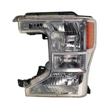 Headlight For 2020-22 Ford F250 Left Driver Side Chrome Housing Clear Le... - $1,046.48