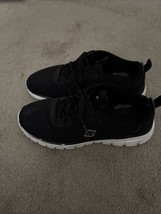 Skechers S Sport F190-2 Mens 11.5 Shoes Black With White - $17.81
