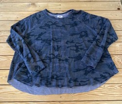 Sundry Women’s Long sleeve Camouflage Top size 2 Black A11 - £17.29 GBP