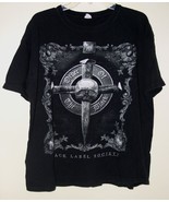 Black Label Society Concert Tour T Shirt Vintage 2012 Order Of The Black - $2,049.33 MXN