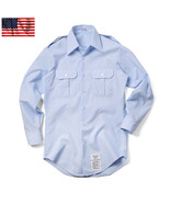 NEW 2025 AIR FORCE USAF SHIRT MENS LONG SLEEVE DRESS BLUE UNIFORM ALL SIZES - $54.18 CAD