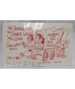 CBC QSL Ham Radio Card Postcard Sooner Man Lady Mr Clean Chocolate Doll ... - $93.89 MXN