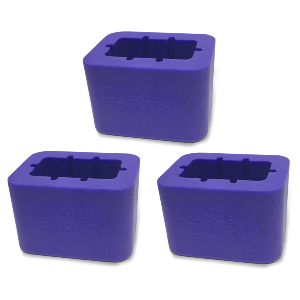 Buckle Booster™ Seat Belt Receptacle Raiser (3-pack)