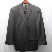 Joseph Feiss 46R Brown Superfine Wool 2 Button Blazer Suit Jacket Sport Coat - £26.14 GBP