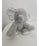 Carters Just One You Elephant Grey Stripe Ears Plush Stuffed Animal Musical - $19.68