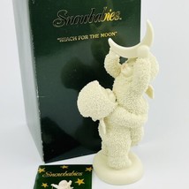SnowBabies Dept 56 “Reach For The Moon” Christmas Figurine in orig. box Retired - £11.54 GBP