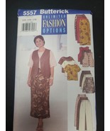 Butterick 5557 Top Skirt Shorts Pants Womens Plus Sewing Pattern Uncut 2... - $4.95