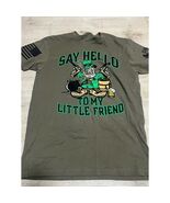 Grunt Style Irish St Patrick's Day Leprechaun Shirt Large Green - $18.81