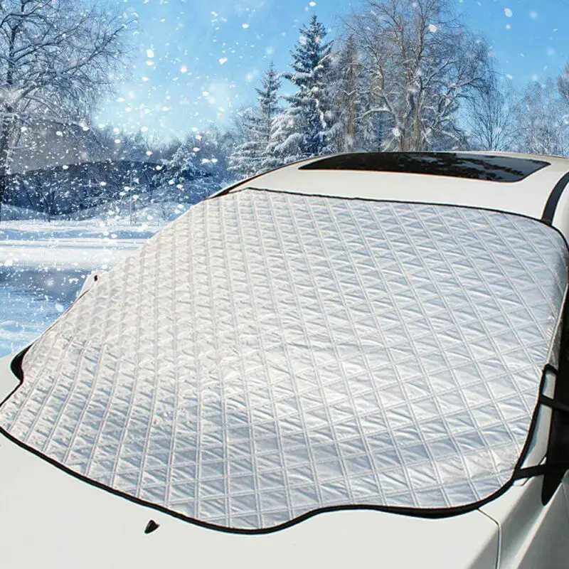 1 X Magnetic Car Windshield Snow Cover Winter Ice-Frost Guard Sun Shade - £11.78 GBP+