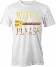 WITCH PLEASE TShirt Tee Short-Sleeved Cotton CLOTHING HALLOWEEN S1WCA216 - £16.57 GBP+