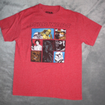 Star Wars 2015 Boys Red Short Sleeve T-Shirt ~M~ - £6.75 GBP