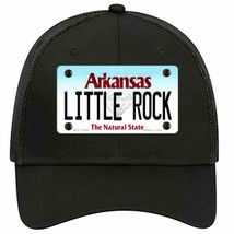 Little Rock Arkansas Novelty Black Mesh License Plate Hat - £23.17 GBP