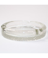 Vintage Casino Style Clear Glass Ashtray Nice Condition No Chips Or Cracks - $8.75