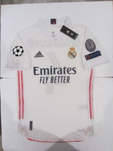 Sergio Ramos #4 Real Madrid UCL Match Slim White Home Soccer Jersey 2020-2021 - £79.09 GBP