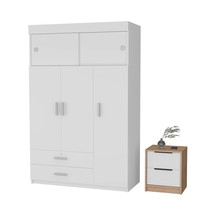 47" White Two Drawer Dresser - $23,830.17 MXN
