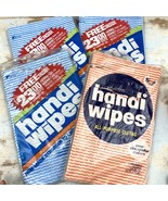 Vintage Handi Wipes 4 Packs 34 Reusable Towels Colgate Palmolive 2 NOS/ ... - €18,02 EUR
