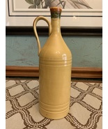 Vintage Tall Handled Glazed Art Pottery Spouted Cruet - Made in Italy - $14.99