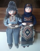 Handmade Sitting Armenian Folk Dolls, Collectable Armenian Dolls - £46.61 GBP
