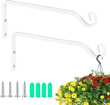 Hanging Plant Bracket 10 Inch Metal Wall Plant Hook Decorative Plant Hanger for  - £15.90 GBP